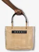 Marni medium logo-patch tote bag