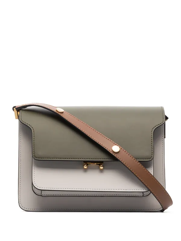 Marni Medium Trunk color-block Shoulder Bag - Farfetch