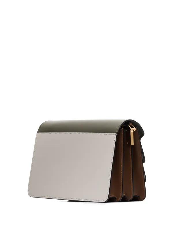 Marni Trunk Bag in Three-coloured Calfskin