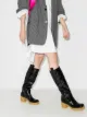 Miu Miu patent 60mm knee-high boots
