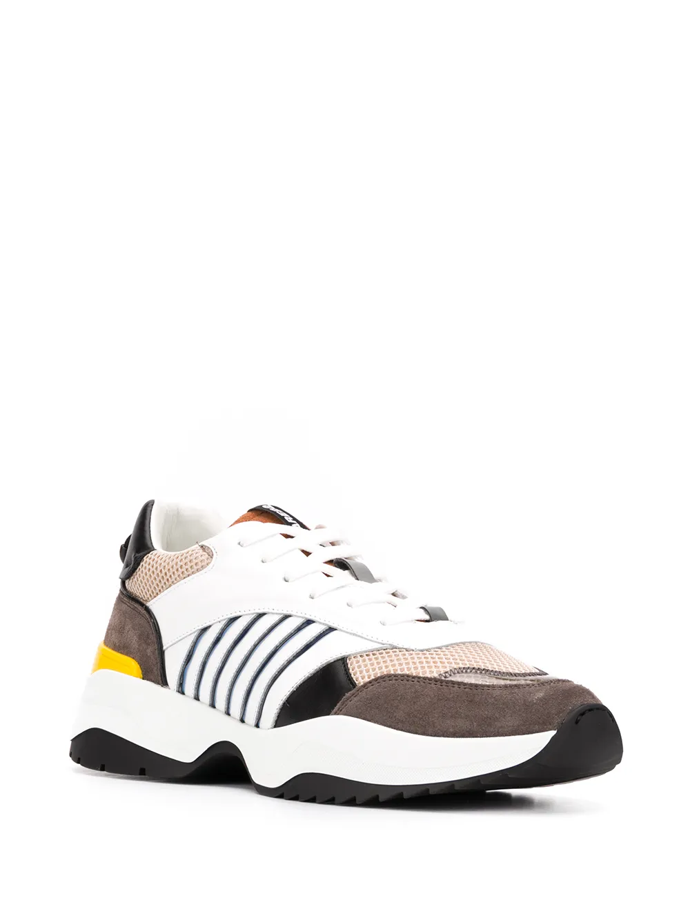 Dsquared2 Sneakers met colourblocking - Wit