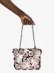 Paco Rabanne flower-embellished shoulder bag