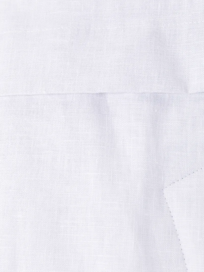 Herno Hooded Double-slider Zip Coat In White