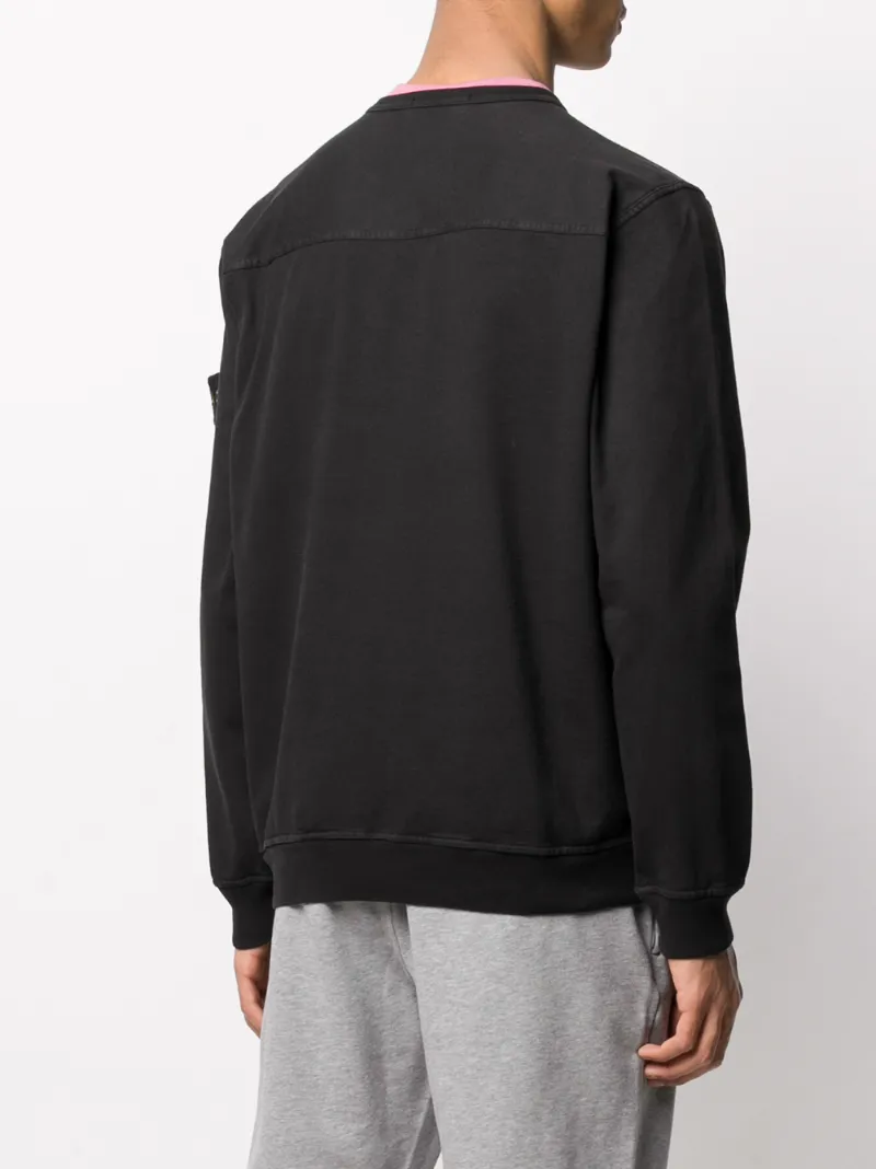 STONE ISLAND LOGO PATCH SWEATSHIRT