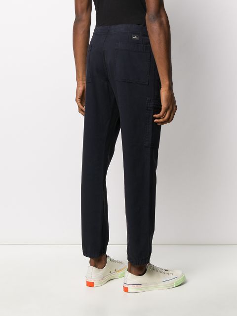 cuffed cargo trousers