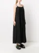 Semicouture lace-overlay maxi dress