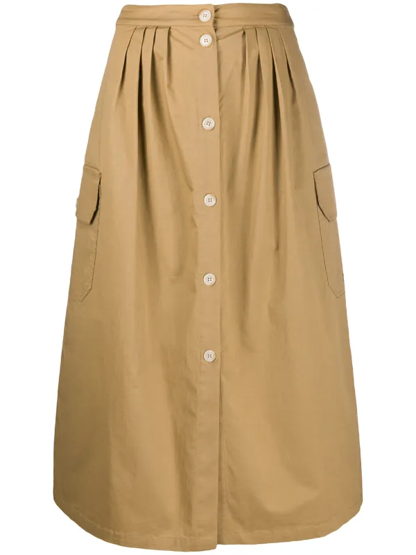 cargo skirt brown