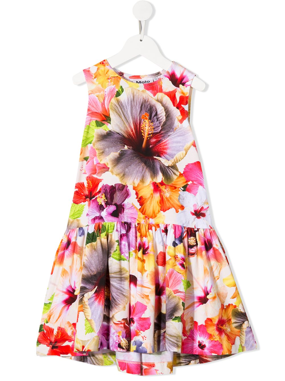 фото Molo расклешенное платье с цветочным принтом