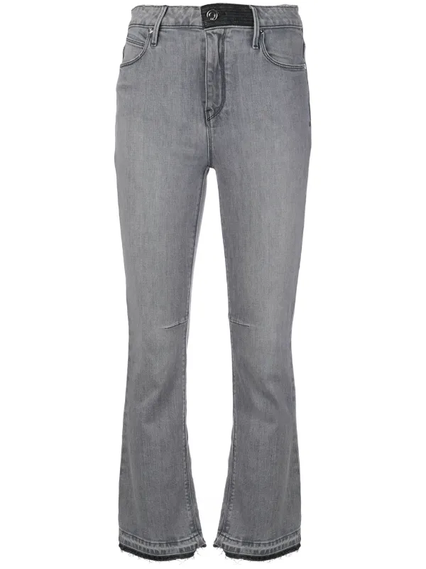 Shop RtA denim high rise cropped jeans 