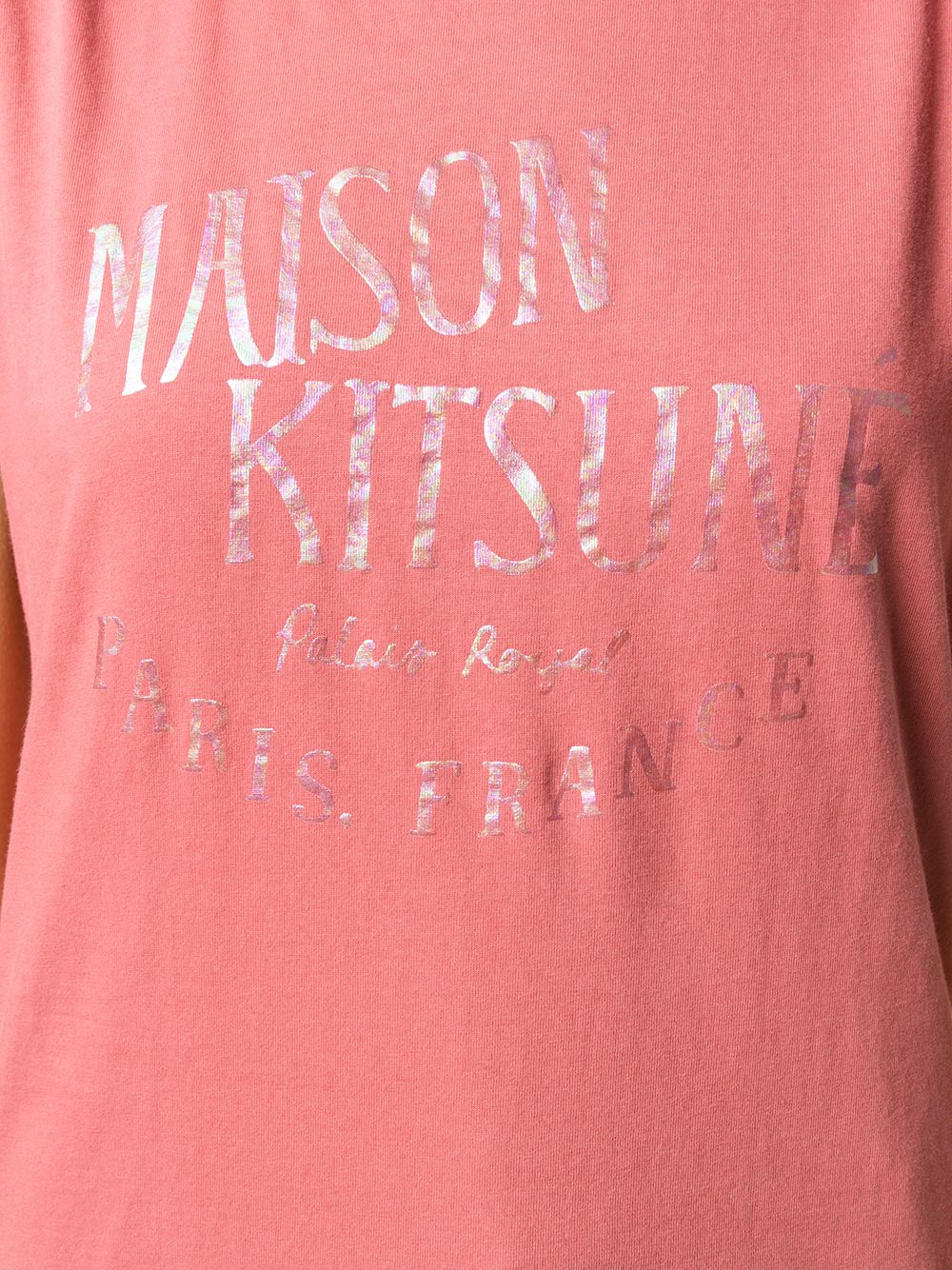 фото Maison kitsuné футболка с логотипом