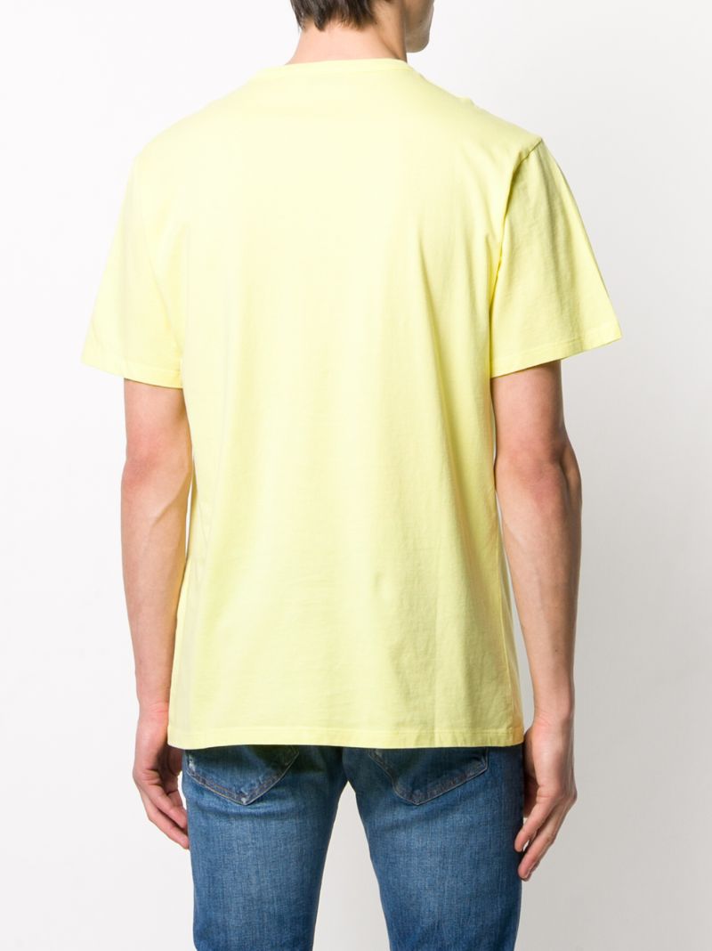 MAISON KITSUNÉ CREW NECK PRINTED LOGO T-SHIRT 