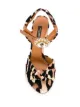 Dolce & Gabbana Sandália animal print com pedraria