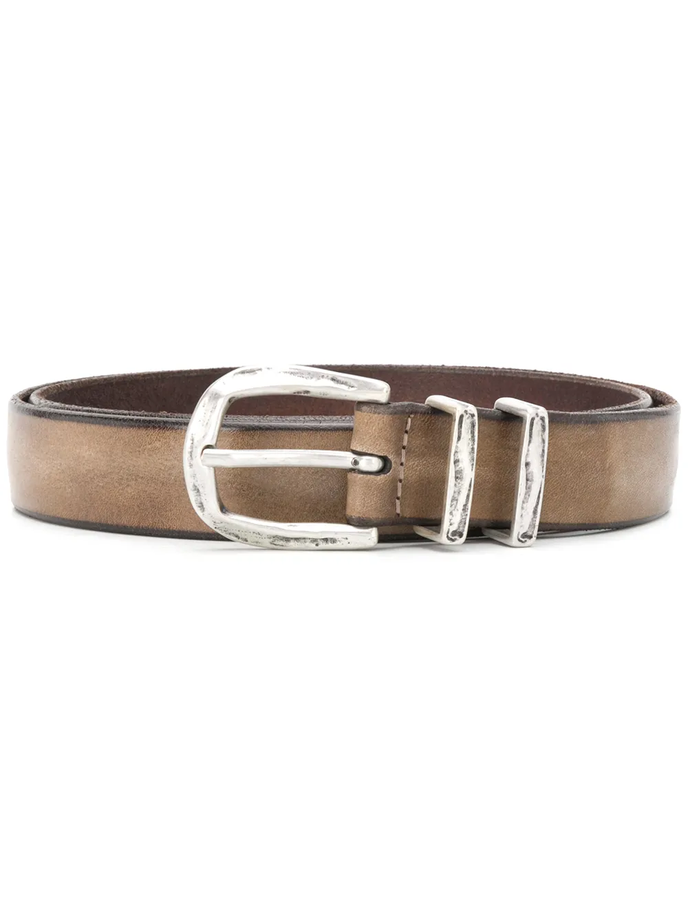 Orciani distressed leather belt | Brown | Image 1