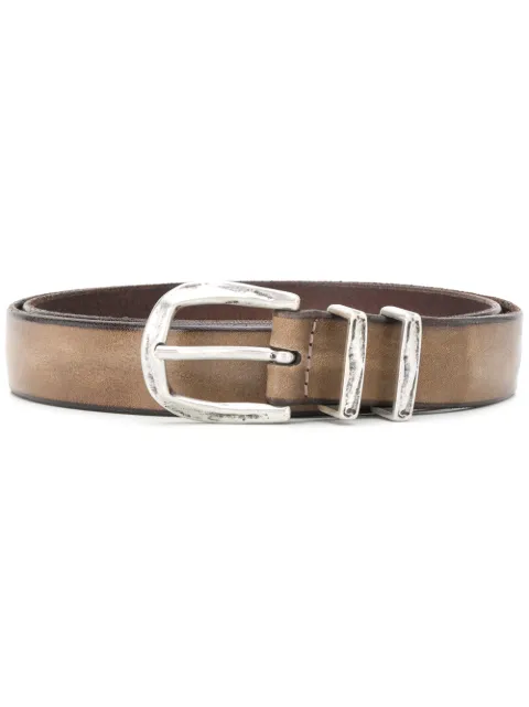 Orciani distressed leather belt