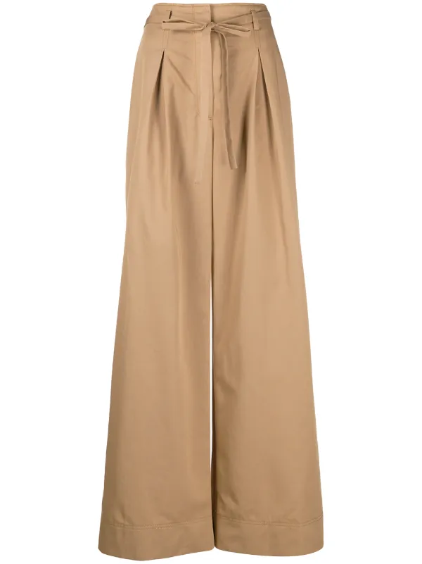 Shop Tory Burch high-waisted wide leg 