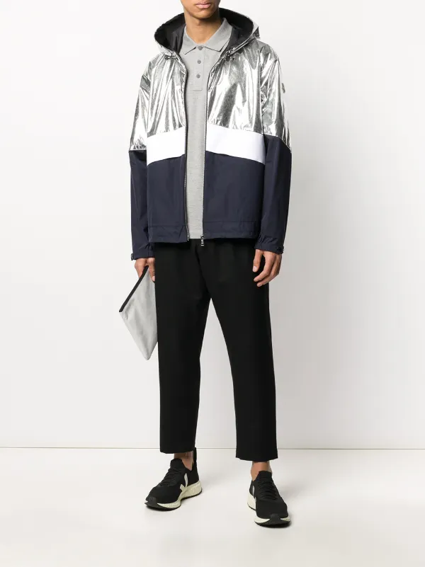 Moncler Quinic Hooded Jacket | Silver | FARFETCH JO
