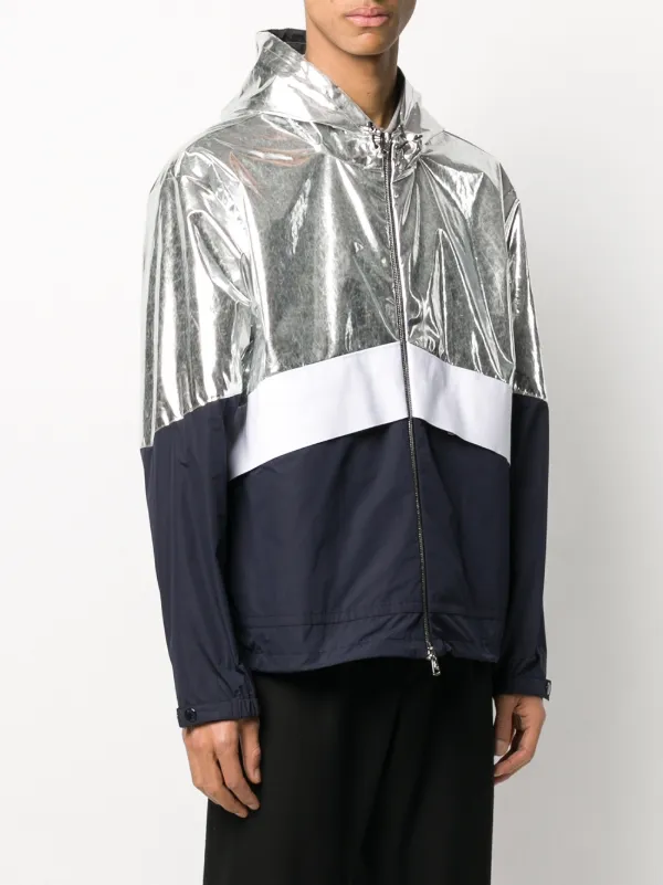 Moncler Quinic Hooded Jacket | Silver | FARFETCH JO
