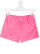 الصورة 1 من Pinko Kids شورت بتأثير ممزق وأطراف منسلة