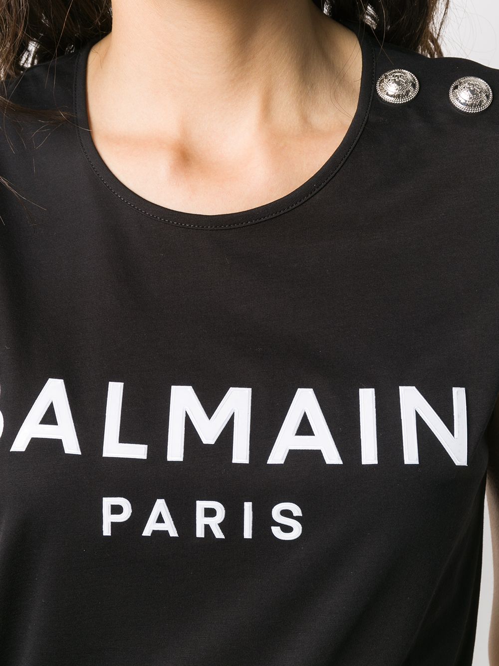 фото Balmain топ без рукавов с логотипом