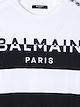 Balmain Kids تيشيرت بأكمام طويلة