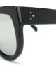 Celine Eyewear matte oversized-frame sunglasses