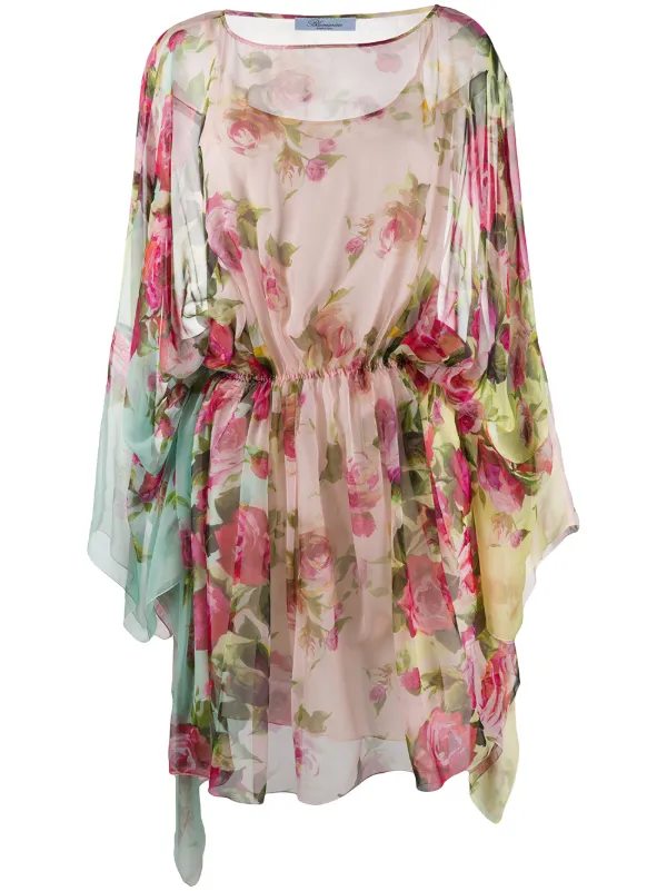 floral print tunic dress