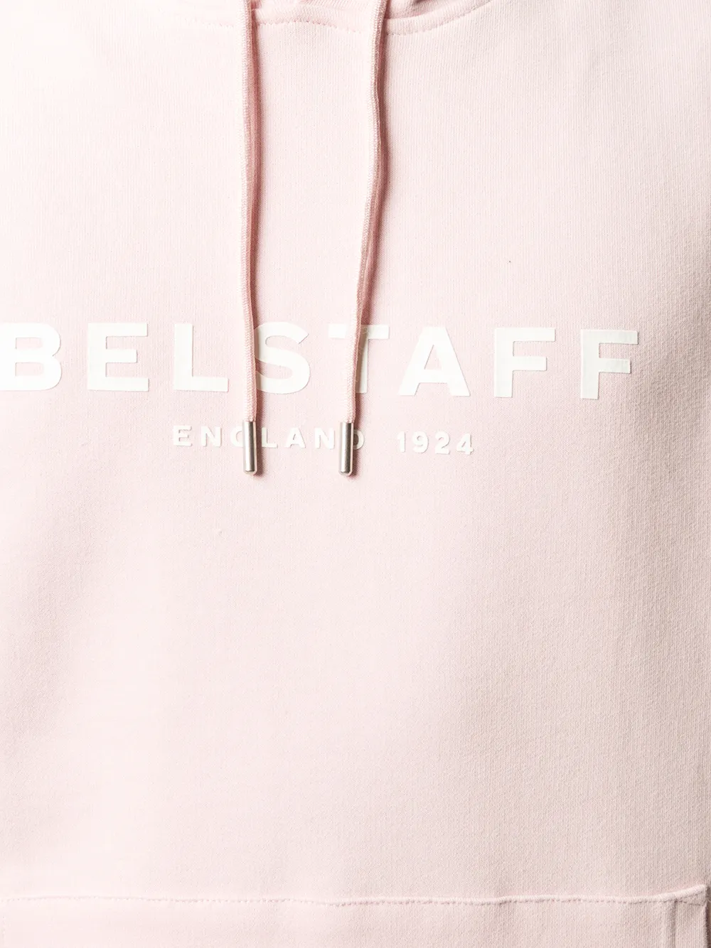 фото Belstaff long sleeve logo print hoodie