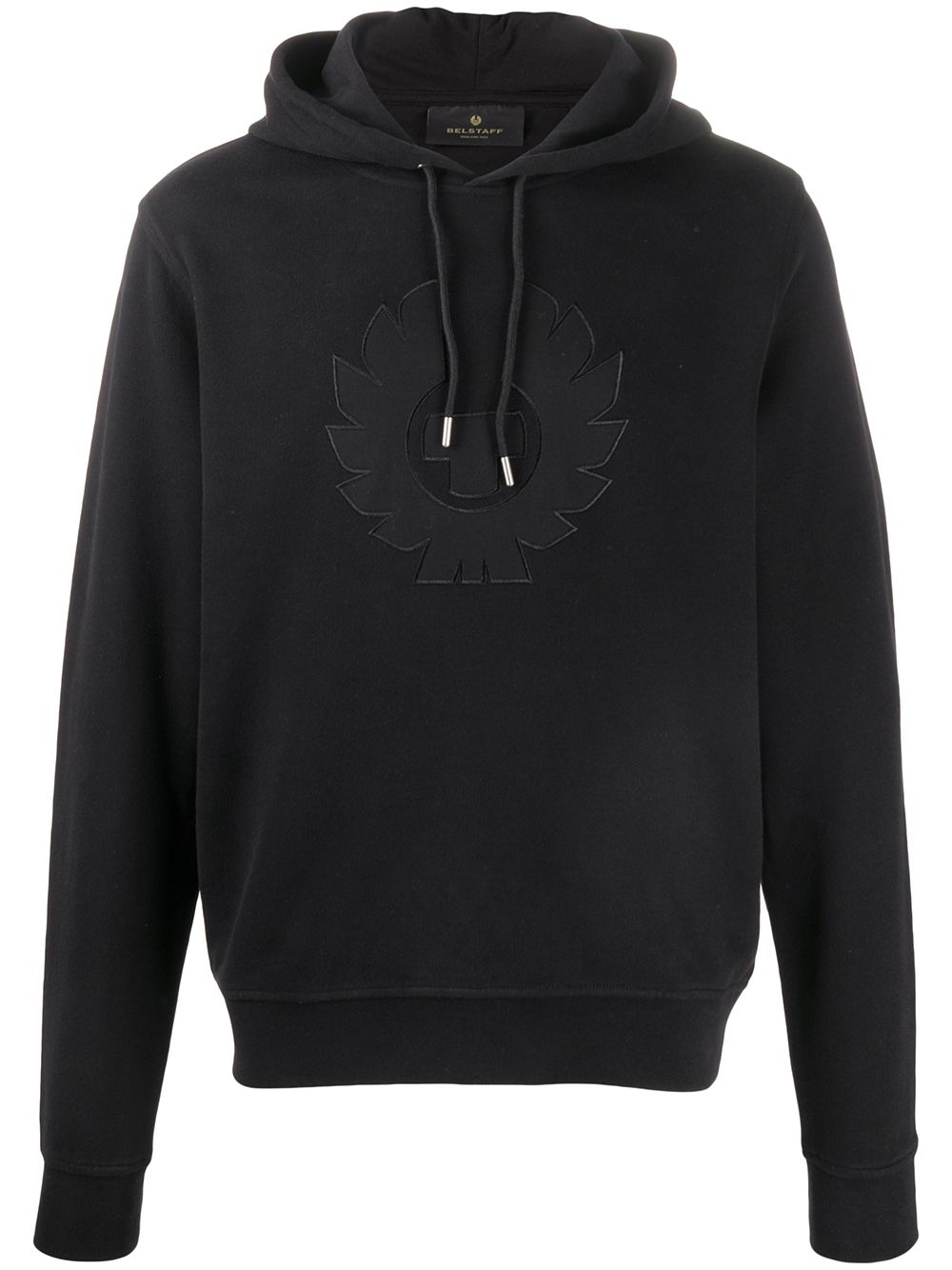 фото Belstaff long sleeve printed logo hoodie