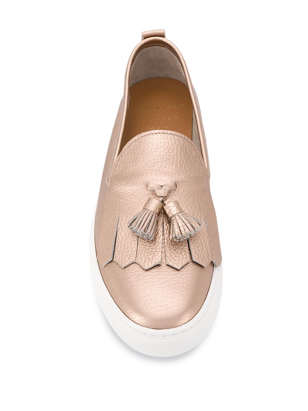 фото Henderson baracco metallic tassel detail loafers