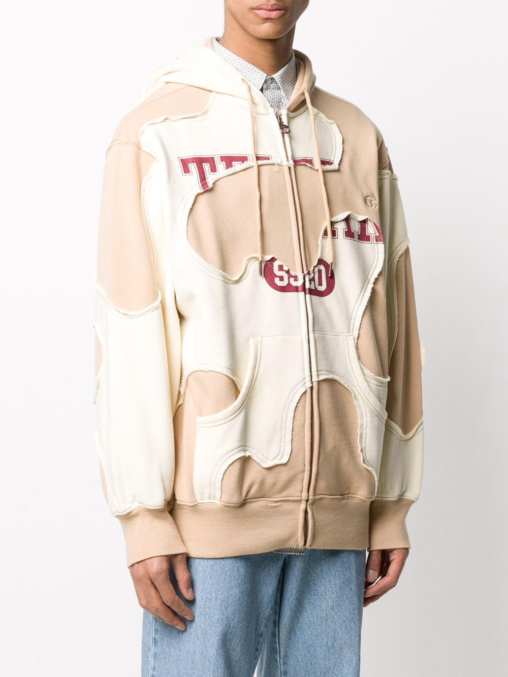 фото Telfar long sleeve reverse appliqué hoodie