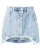 Image 1 of Natasha Zinko short frayed denim skirt