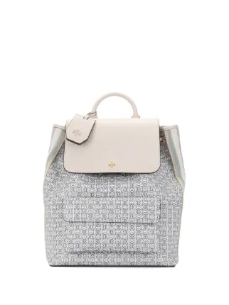 tory burch canvas backpack