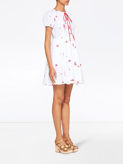 miu miu poplin dress