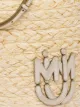 Miu Miu straw mesh bucket bag