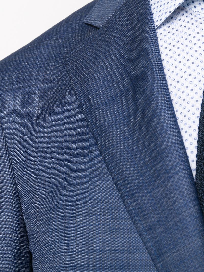 Shop Canali Formal Single Breasted Suit In Blue