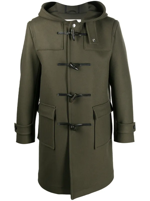 Hooded duffle sale coat mens