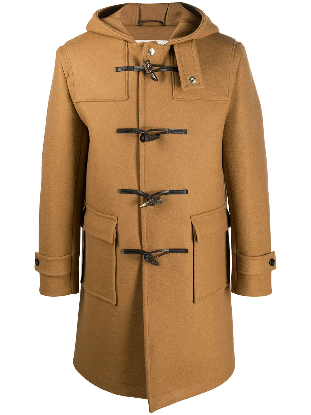 WEIR hooded duffle coat