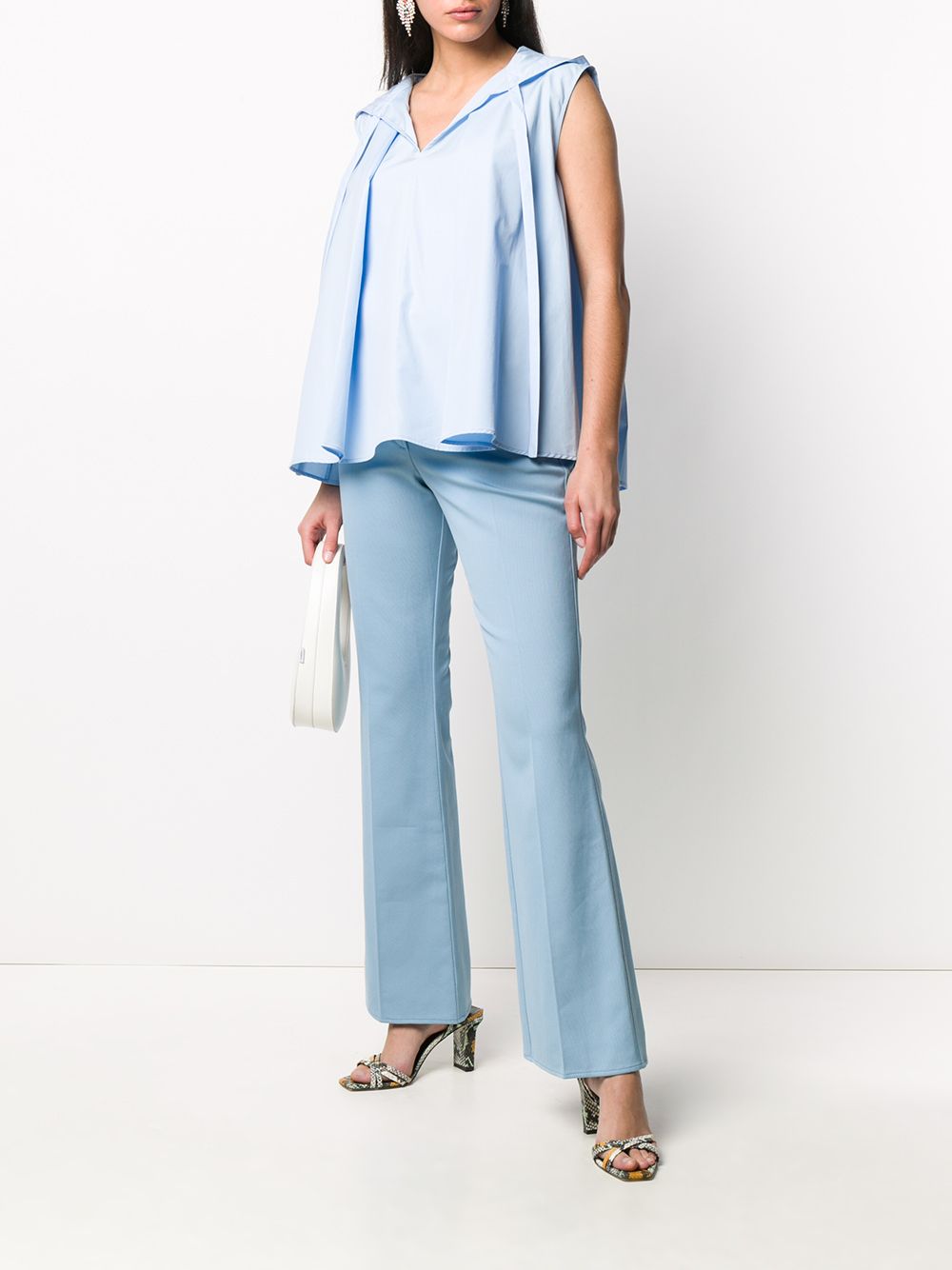 фото Courrèges flared fitted trousers