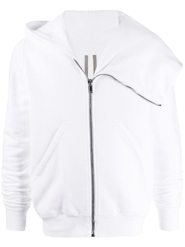 asymmetric hoodie by rick owens