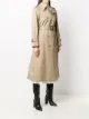 Mackintosh midi cotton trench coat