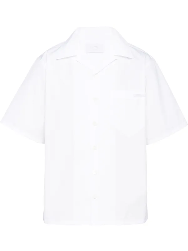 white prada shirt