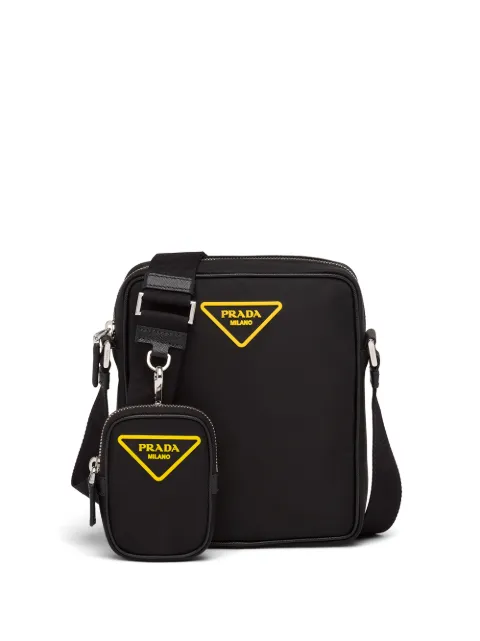 prada nylon shoulder bolsa yellow