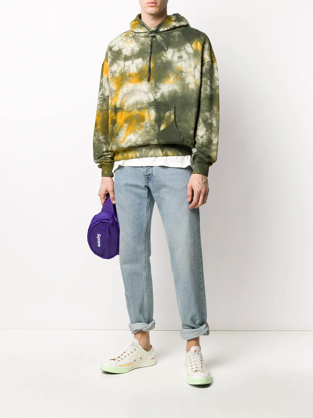 Supreme tie dye hoodie new arrivals