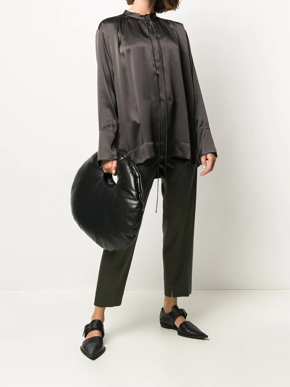 фото Nells nelson round-neck drawstring shirt