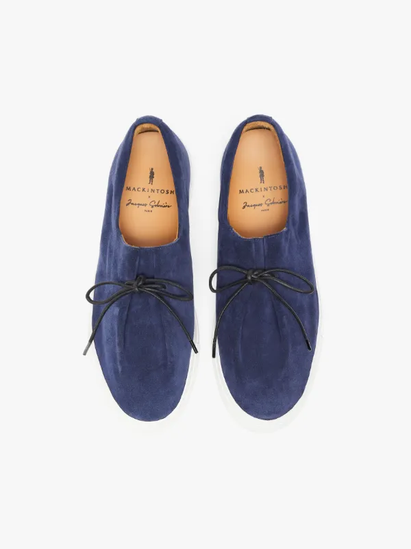 JACQUES SOLOVIÈRE Navy Suede Sneakers