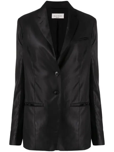 NELLS NELSON matte-finish blazer
