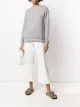 A.P.C. logo hem crewneck sweatshirt