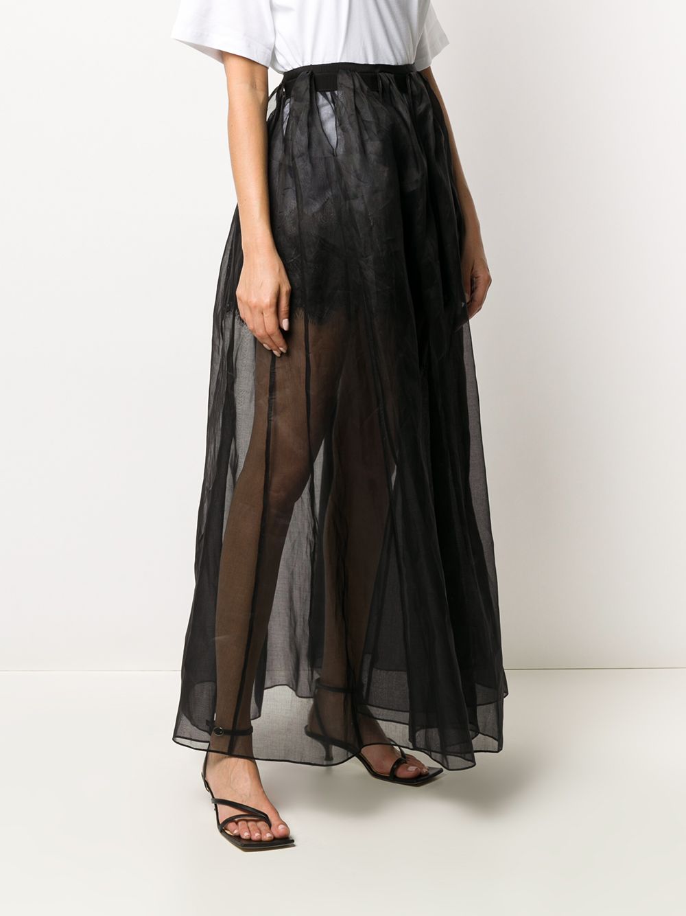 фото Litkovskaya sheer maxi skirt