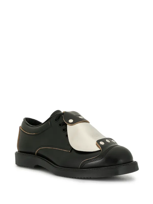 Comme Des Garçons Homme Plus contrasting-panel lace-up Shoes