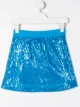 الصورة 2 من Alberta Ferretti Kids تنورة بحزام خصر بشعار الماركة